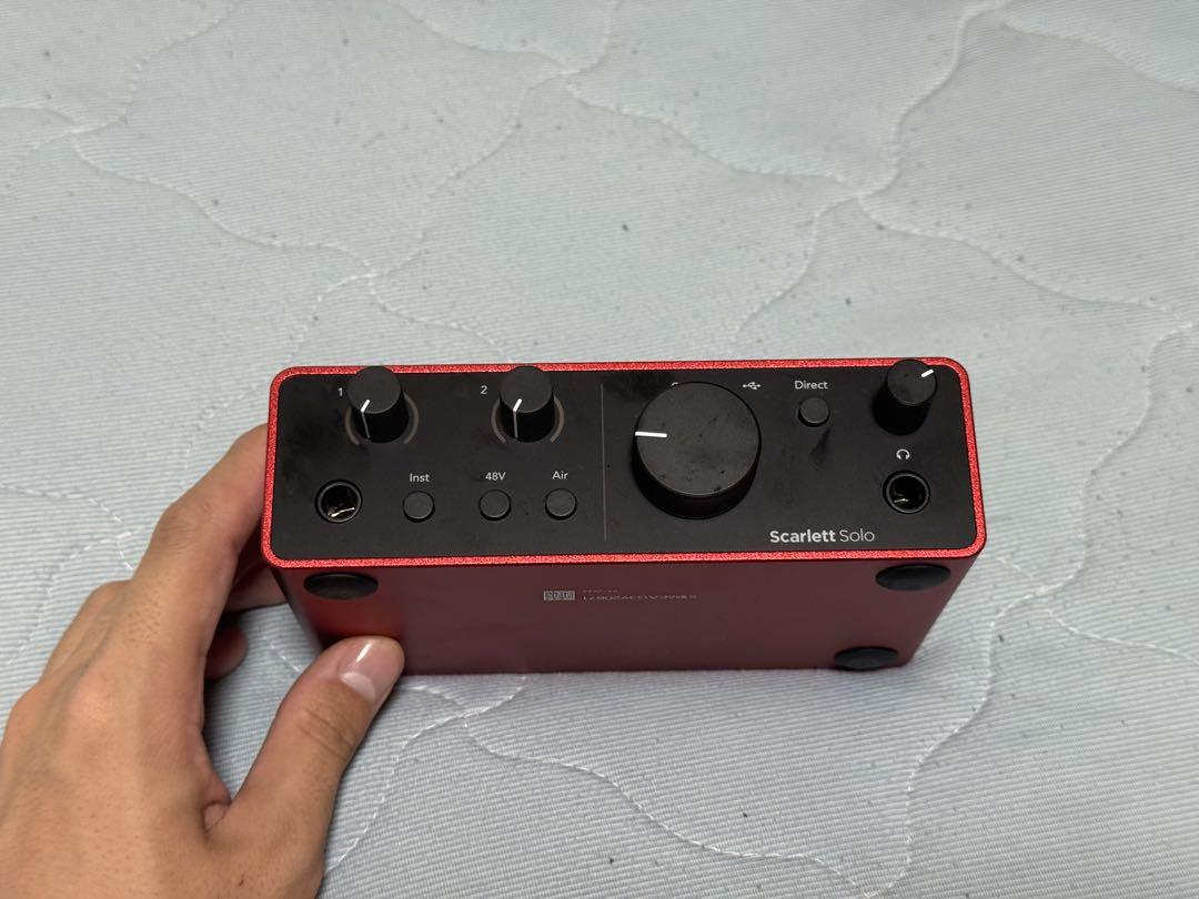 DTM・DAW Focusrite Scarlett Solo Gen4