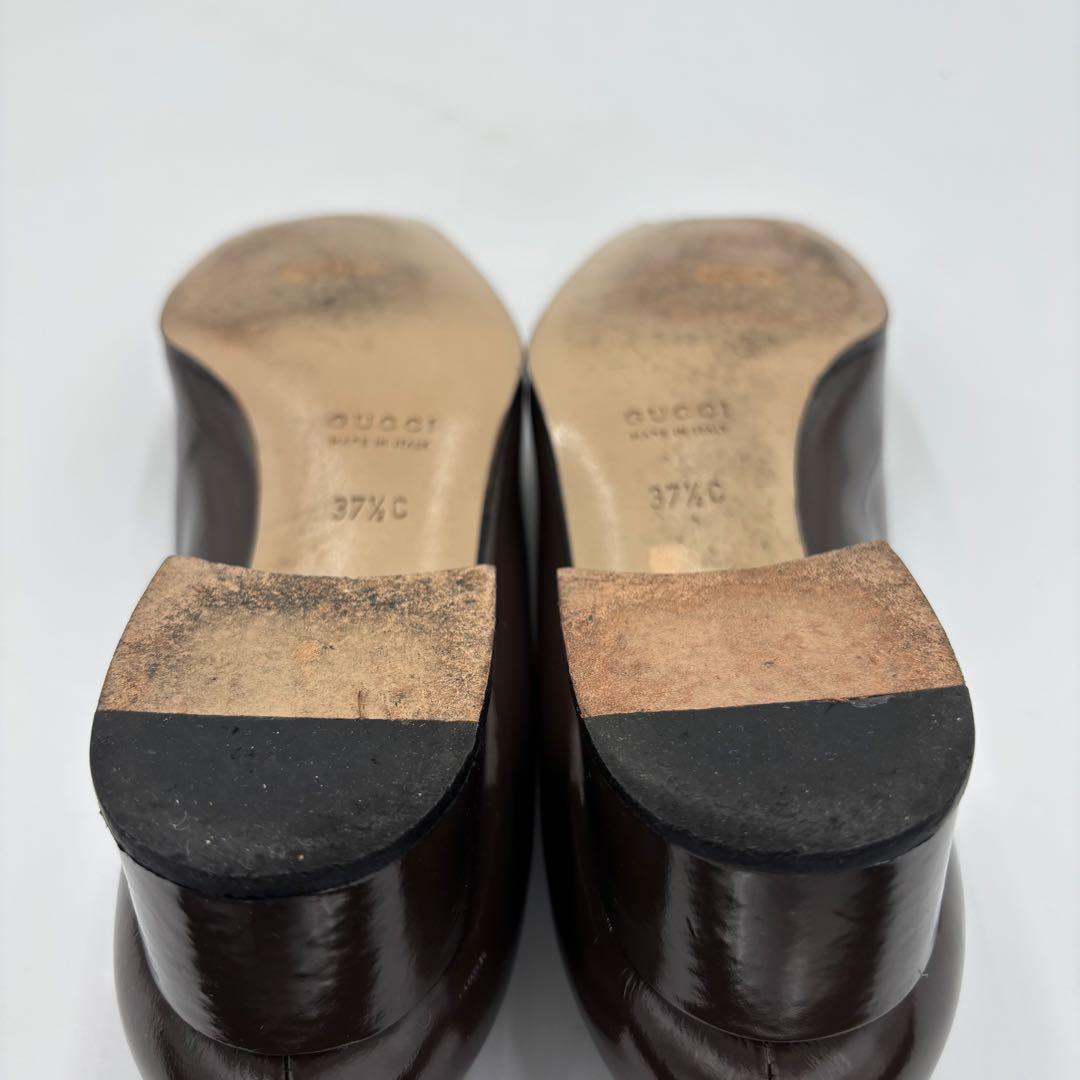 GUCCIグッチ ホースビット レザーパンプス ローファー 24.5㎝ ブラウン GUCCIグッチ ホースビット レザーパンプス ローファー 24.5㎝ ブラウン