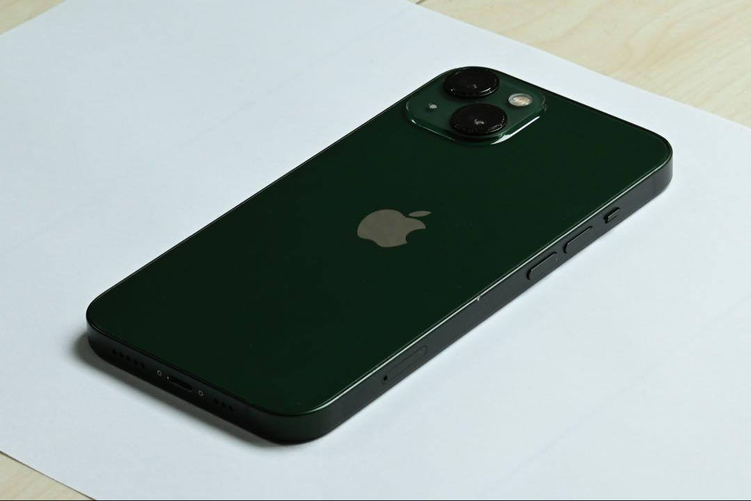 iPhone 13 グリーン 128GB 動作問題なし