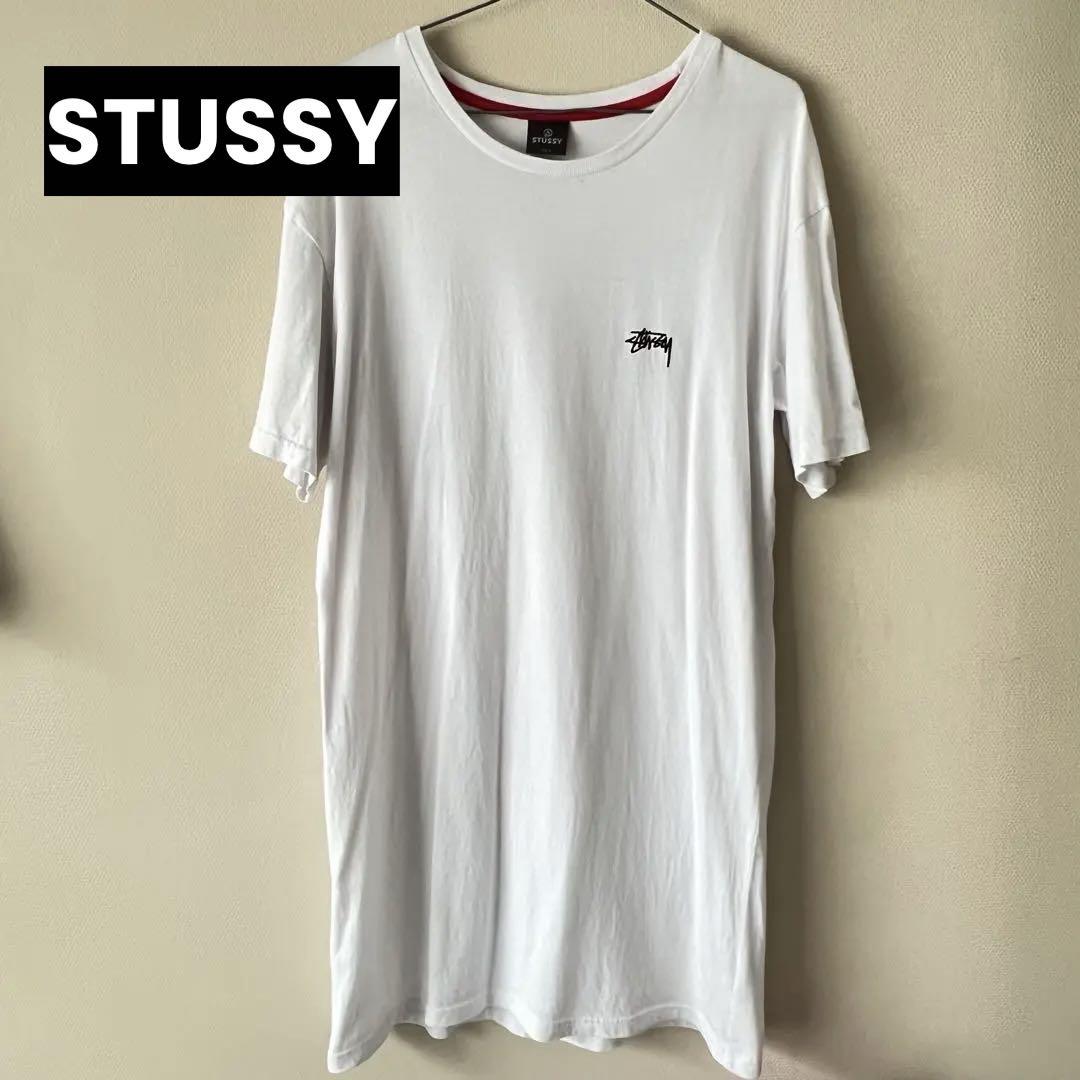 STUSSY ステューシー Tシャツ ワンピース ロゴ ワンピ レッド 赤