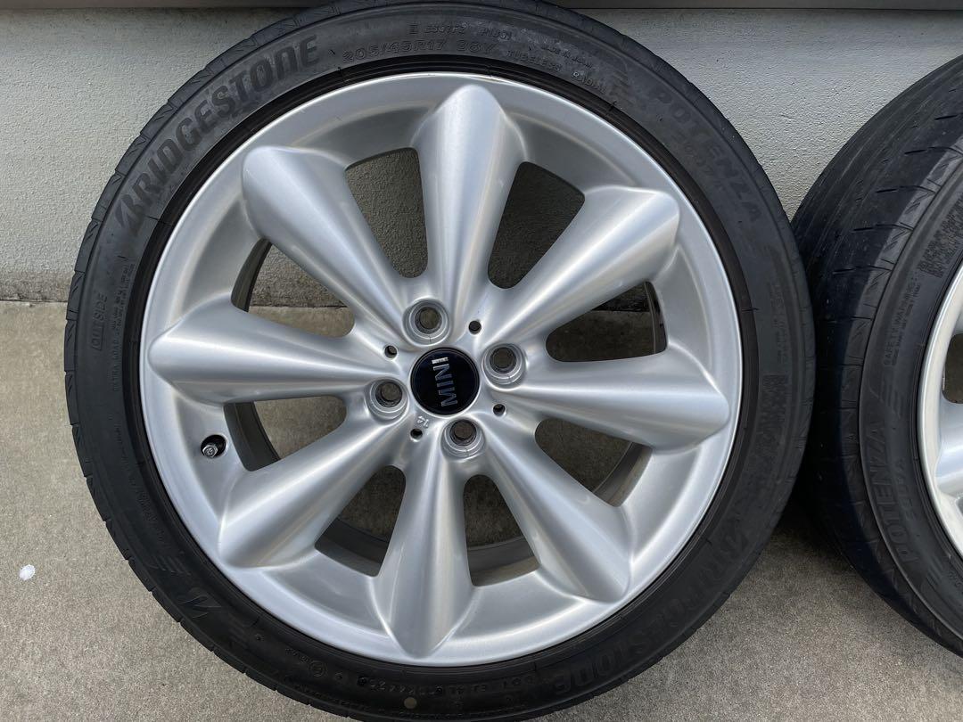 R56 クーパーS 純正17インチアルミホイール　美品