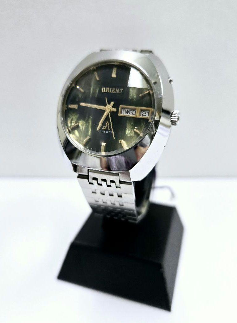 【美品】オリエント ORIENT 時計 メンズ 自動巻き AT クロノエース 画像2