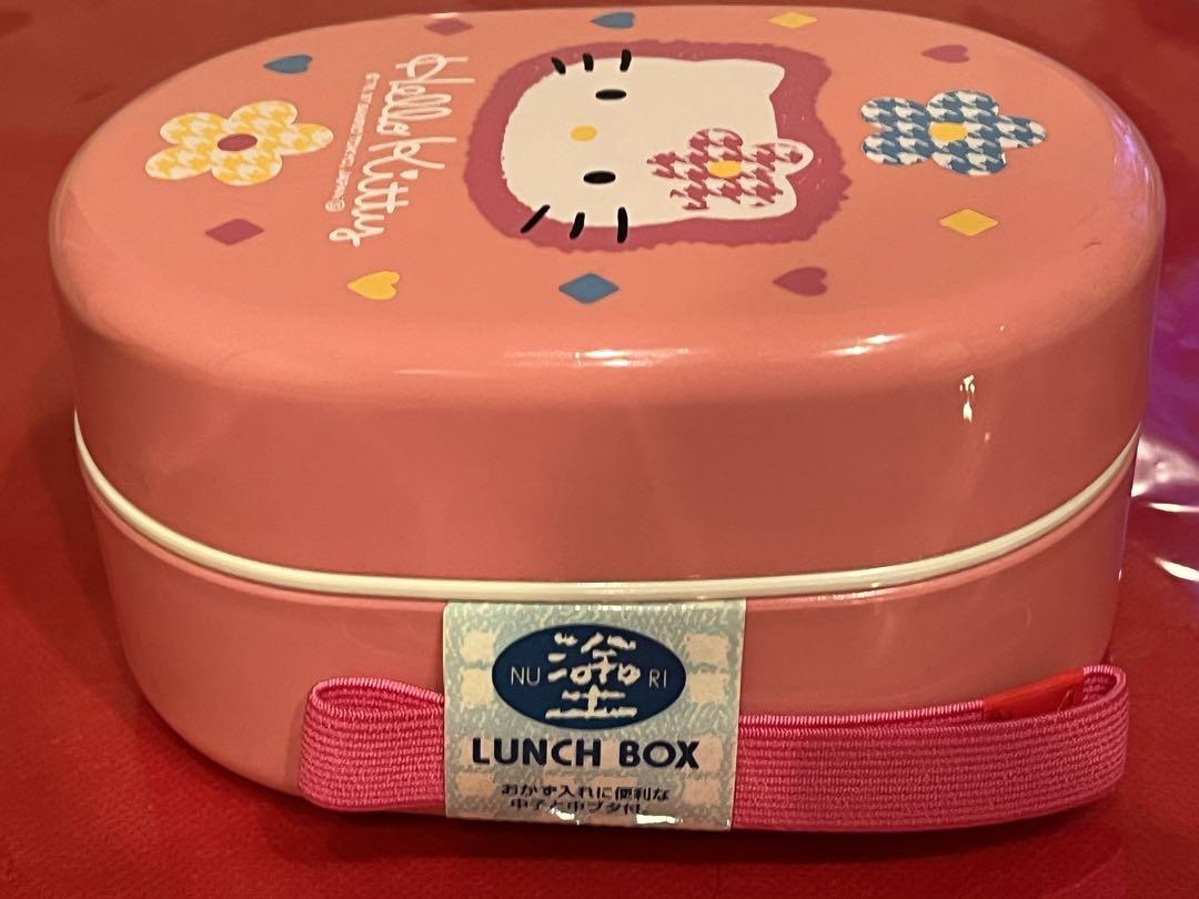 未使用品 ハローキティ ランチボックス ピンク レトロ品