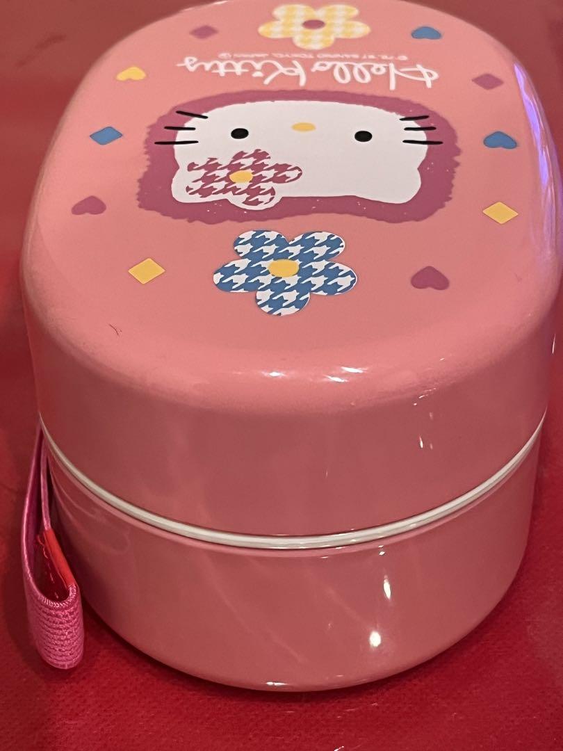 未使用品 ハローキティ ランチボックス ピンク レトロ品