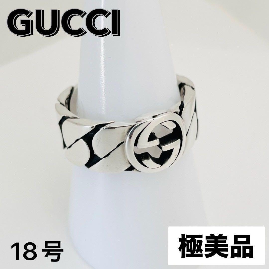 GUCCI - 【ブライダル磨き済】GUCCI インターロッキングG ワイヤーリング 18号の通販 by ニワトリ｜グッチならラクマ