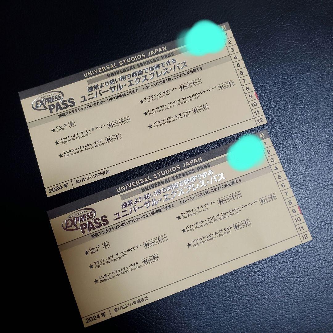ユニバーサル・エクスプレス・パス　2枚