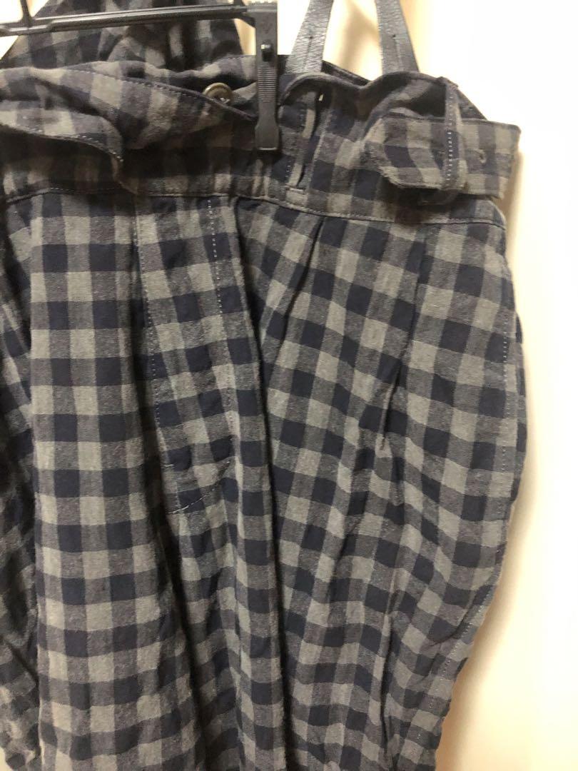 Y'sのサスペンダー付サルエルパンツ