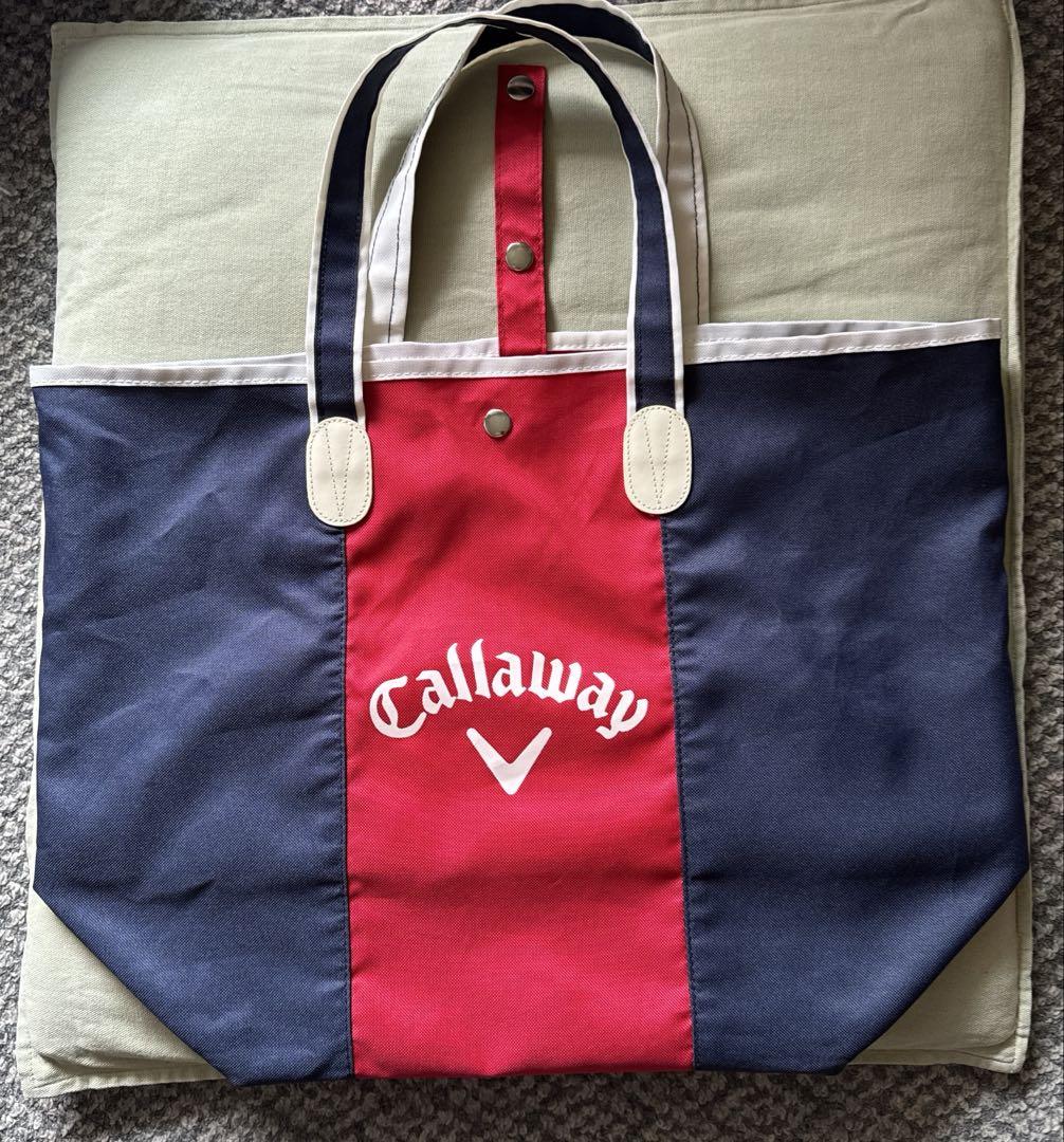Callaway トートバッグ ネイビー/レッド - メルカリ