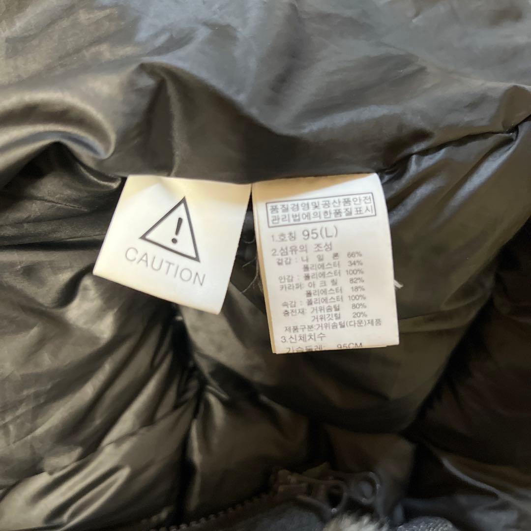 韓国限定 ノースフェイス ロングダウンコート レディース L