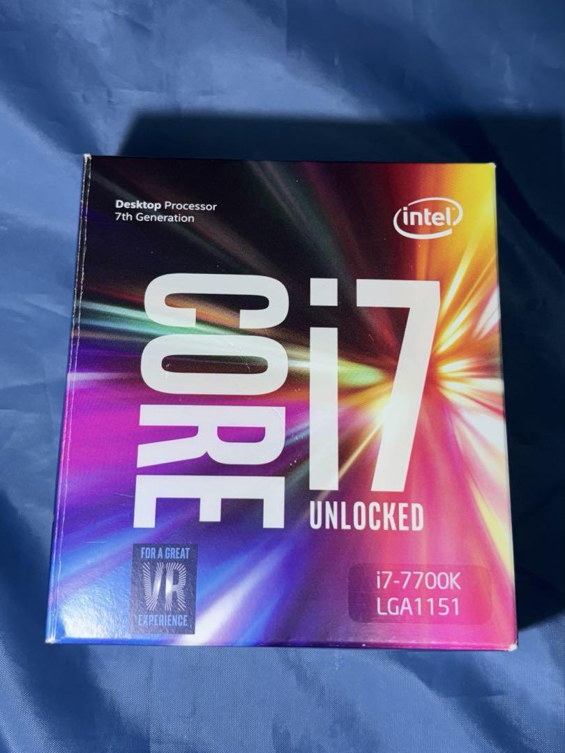動作確認済 Core i7-7700K Intel Core i7-7700K CPU LGA 1151 動作確認済み - メルカリ