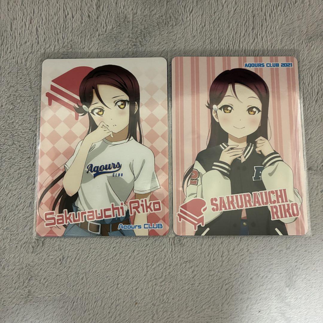 AqoursClub出張所　フォトカード　想ひと Aqours Club出張所 フォトカード 集合 ノーマル 3枚 - メルカリ