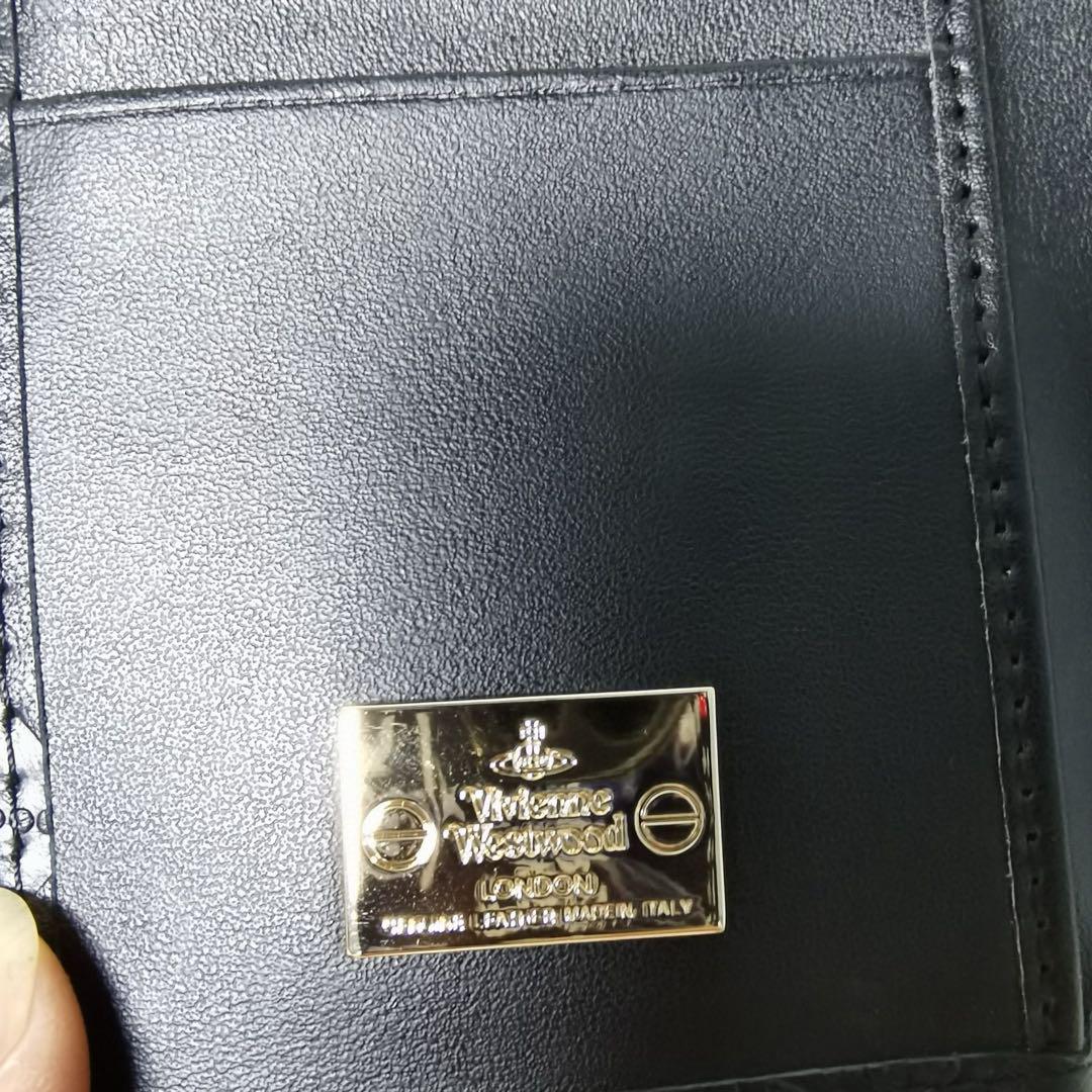 Vivienne Westwood ブラック三つ折り財布