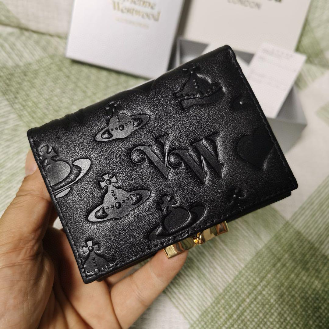 Vivienne Westwood ブラック三つ折り財布