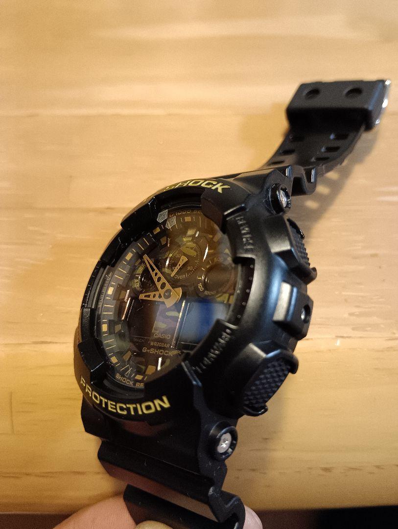 新発売の G-SHOCK 3 電池新品 GA-100CF 迷彩 カモフラージュ - メルカリ 時計