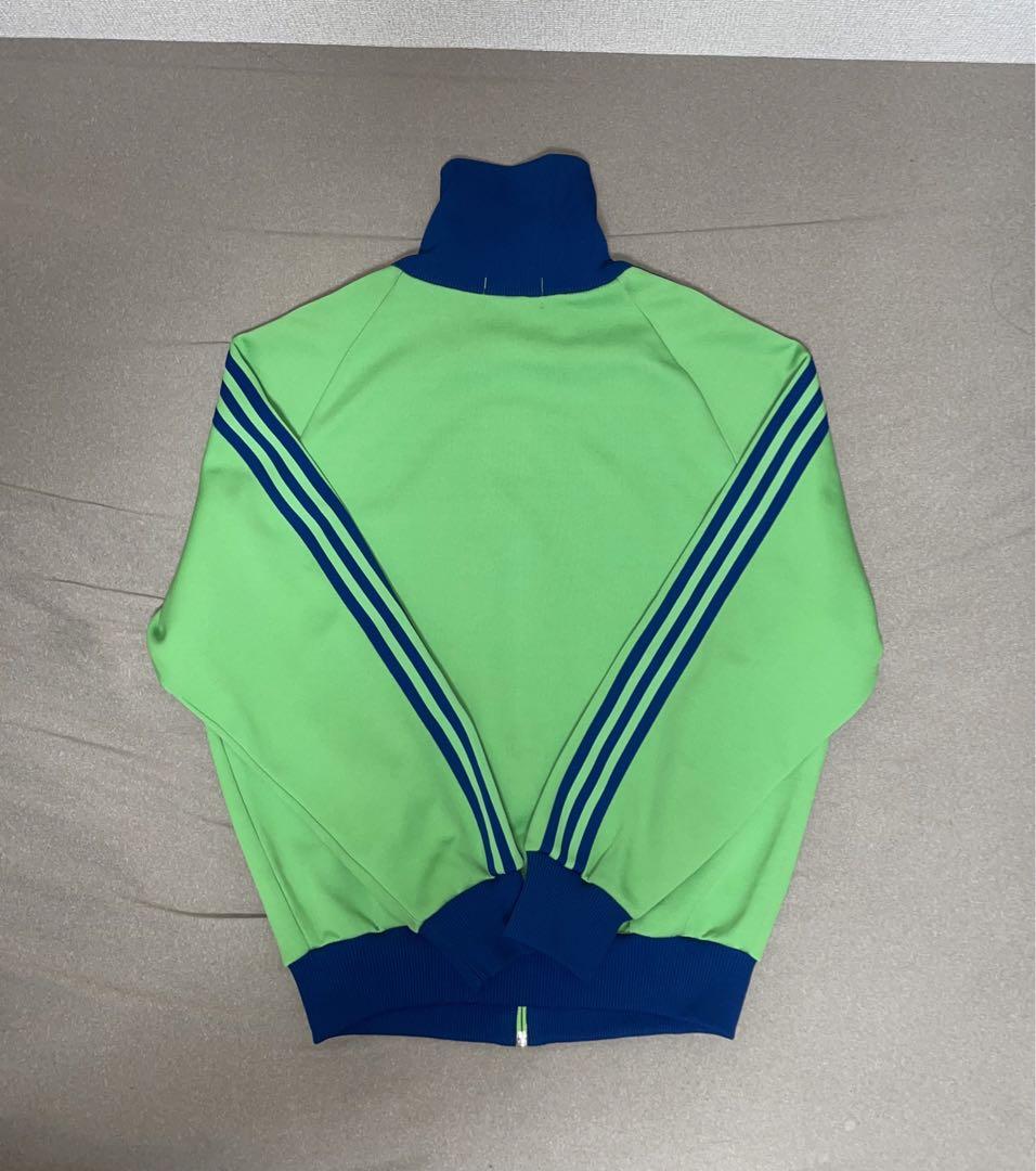 adidas 80s デサント製 トラックジャケット 3号 グリーン 西ドイツ