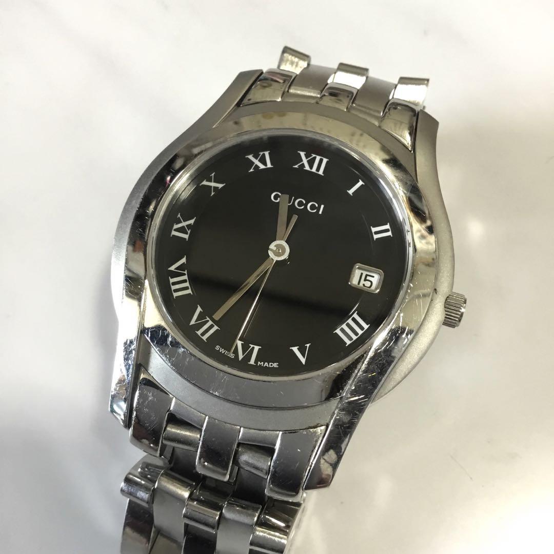 グッチ 男女 5500M 11155208シリアル 腕時計 付属品なし 【史上最も