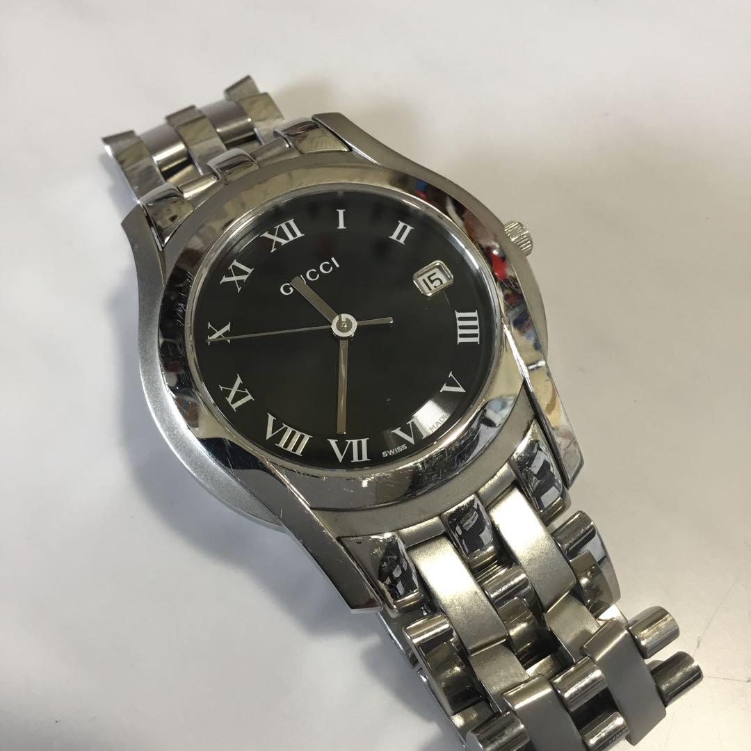 グッチ 男女 5500M 11155208シリアル 腕時計 付属品なし 腕時計