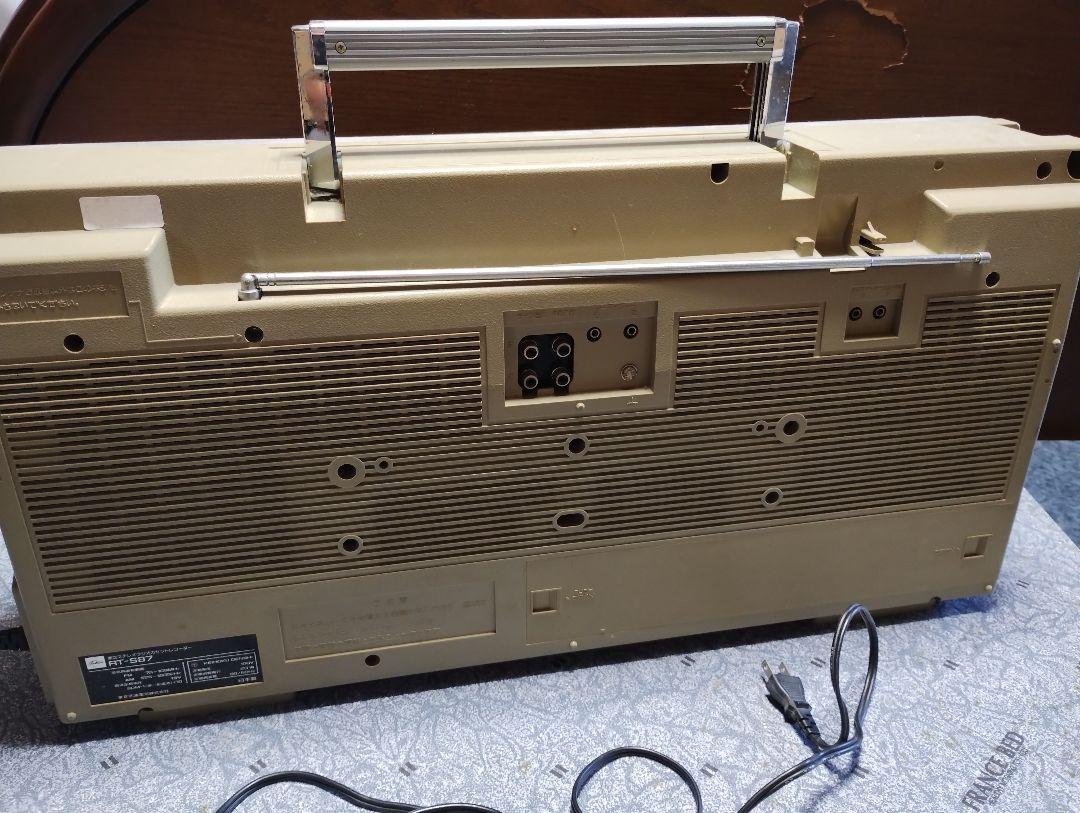 65%OFF【送料無料】 壊れかけのRadio】東芝ステレオラジオカセットレコーダー【RT ラジオ・コンポ