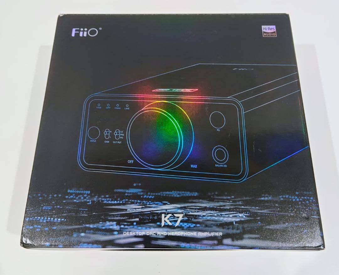 FiiO K7 ヘッドホン アンプ DAC 並行輸入品目立った傷や汚れなし