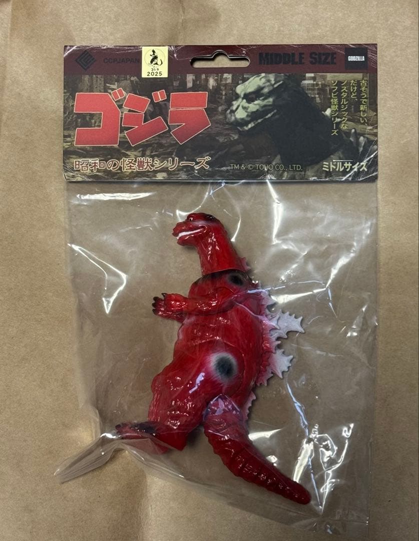 増子直純(怒髪天)監修　CCPミドルサイズ　ゴジラ1954　赤べこver