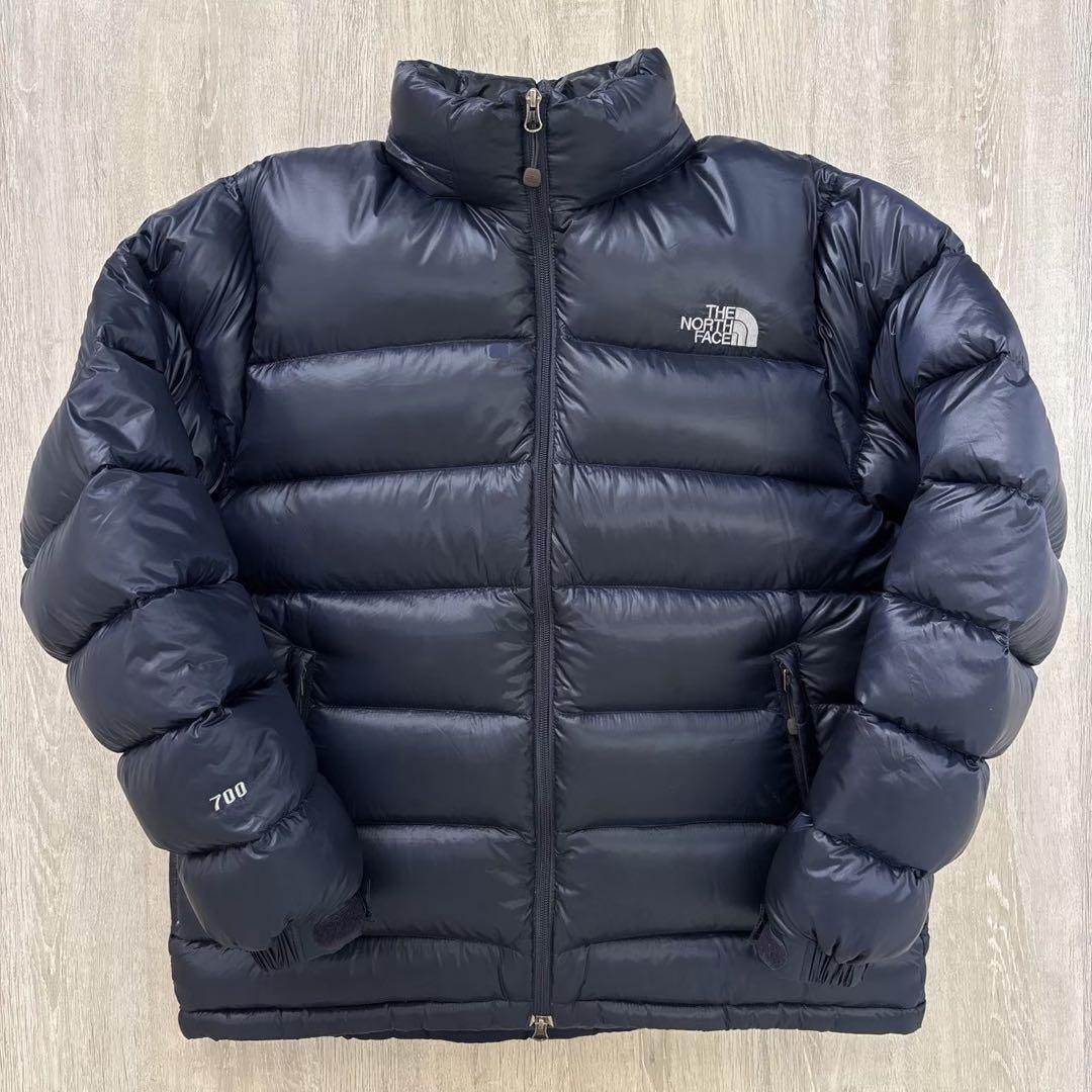 ノースフェイス 700FIL ダウンジャケット ネイビー メンズXL ノースフェイス 700FIL ダウンジャケット ネイビー メンズXL