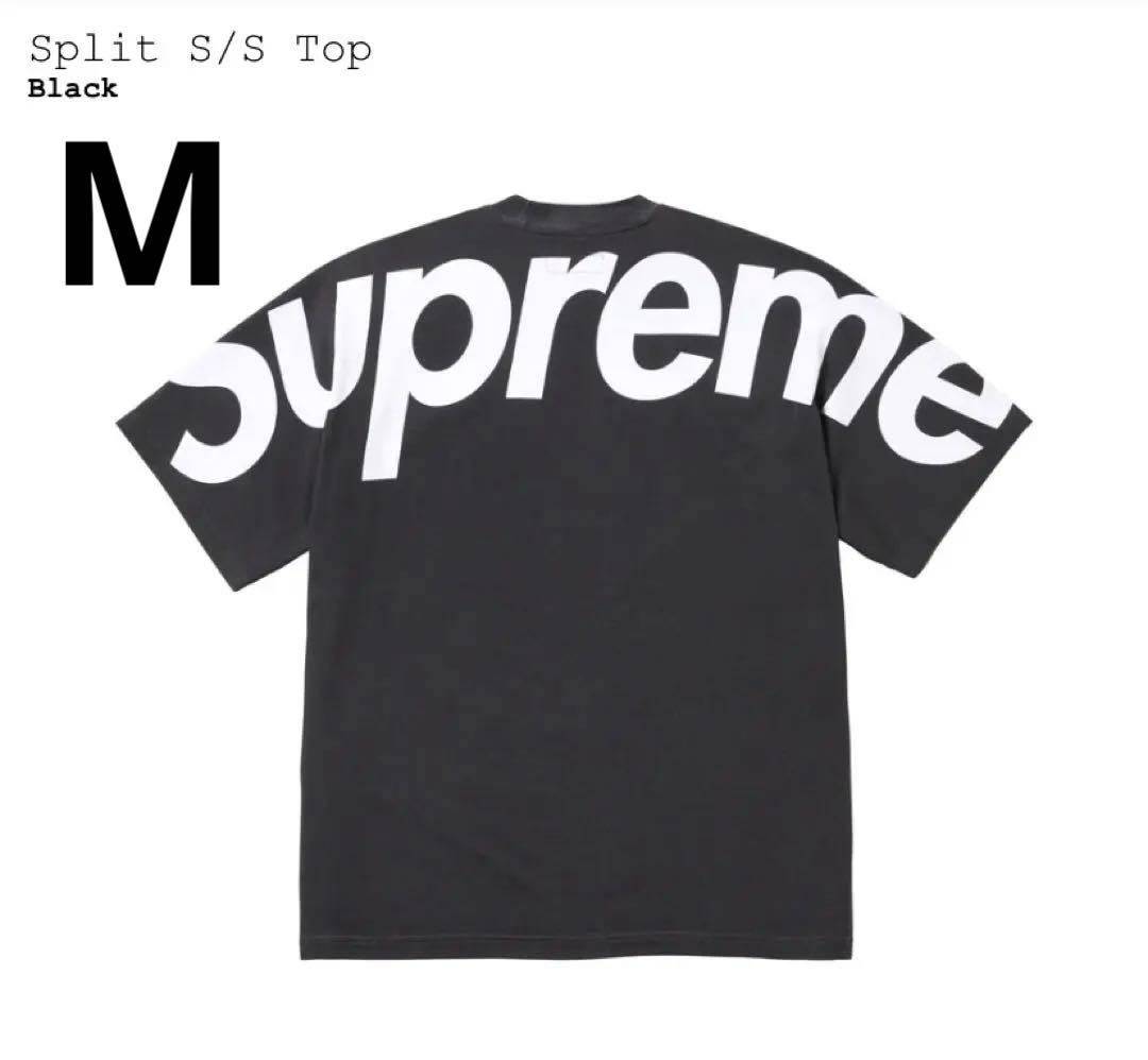 Supreme 23fw split s/s 黒 M