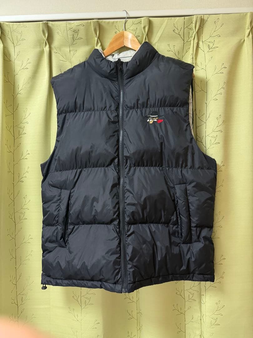 Left alone リバーシブル　ダウンベスト