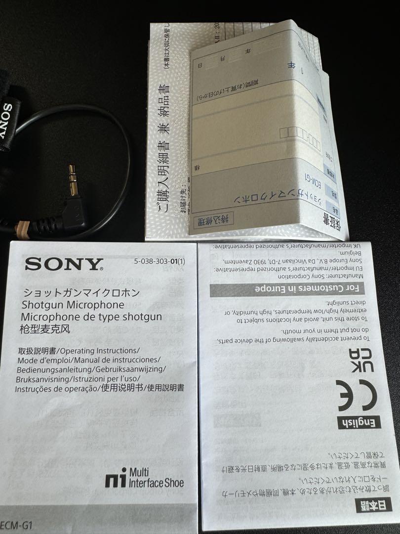 SONY ECM-G1 マイク