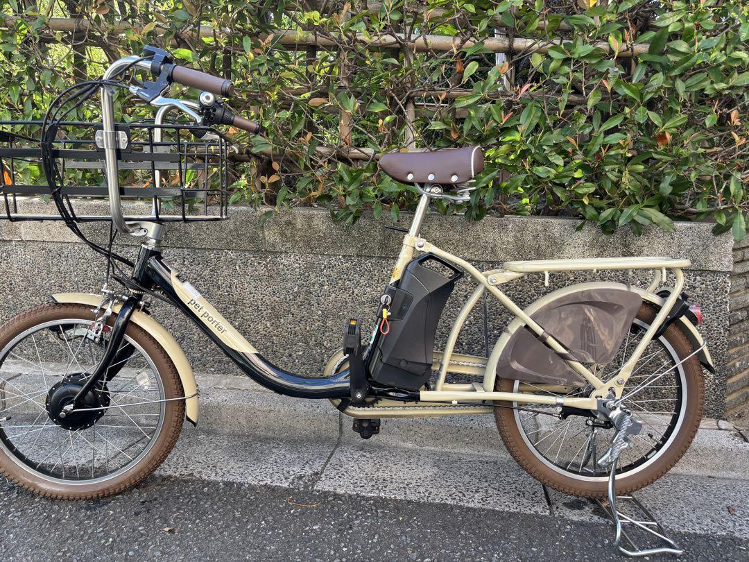 超美品　丸石サイクル　ペットポーター　自転車 引っ張るアシスト感。丸石サイクルの電動アシスト。 | 丸石サイクル