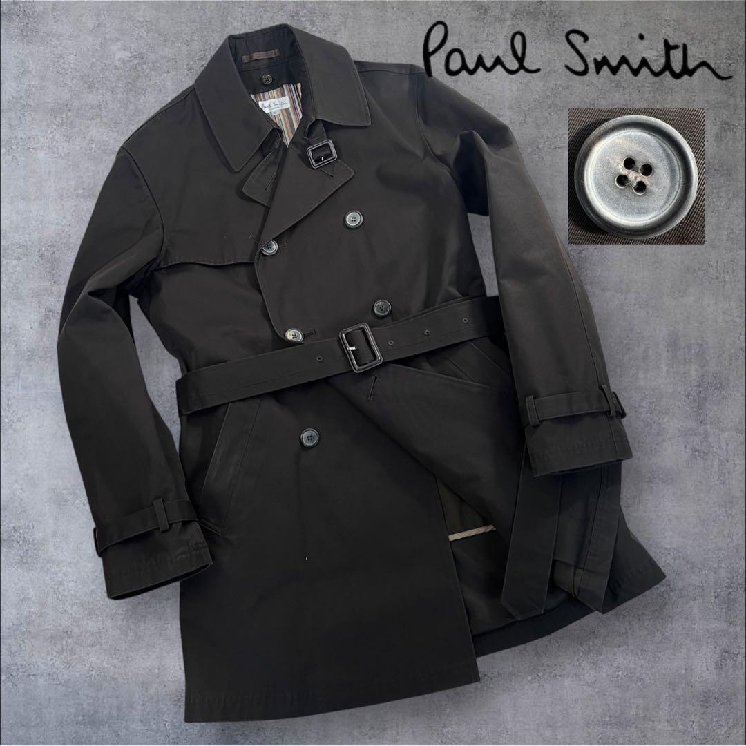 極美品 Paul Smith LONDON トレンチコート サイズM ブラウン
