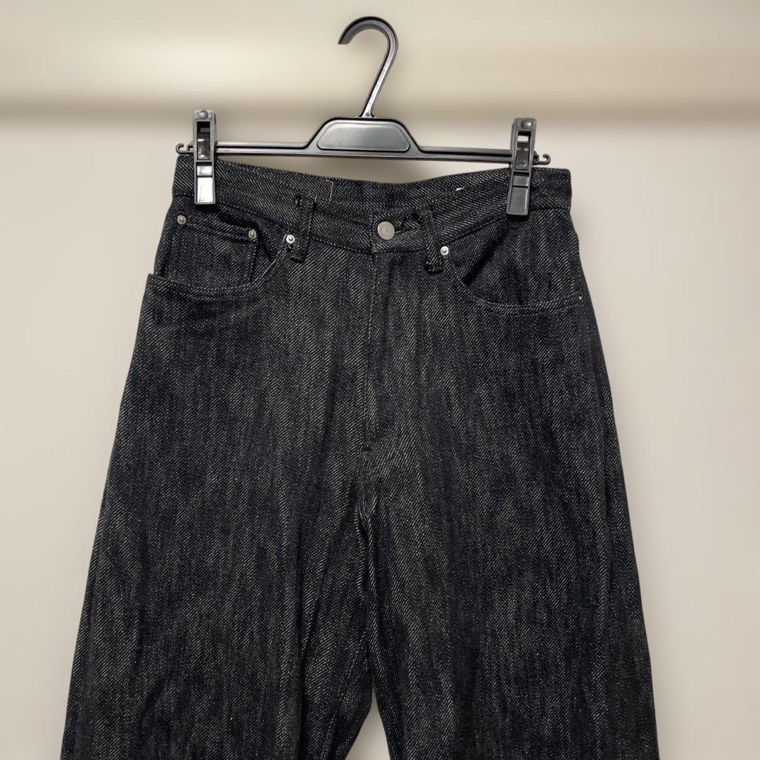 LIDNM XX SLUB BAGGY DENIM（黒） LIDNM（リドム）の「XX SLUB BAGGY DENIM（デニムパンツ）」 - WEAR