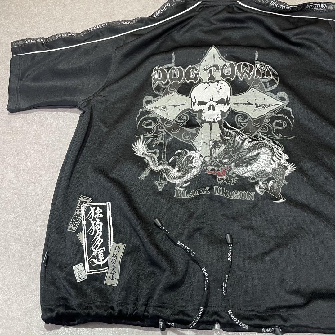 【人気】DOG TOWN BLACK DRAGON ジャージ セットアップ 上下 ドッグタウン ジャージ 上下セットアップ 黒龍 XL ヴィンテージ