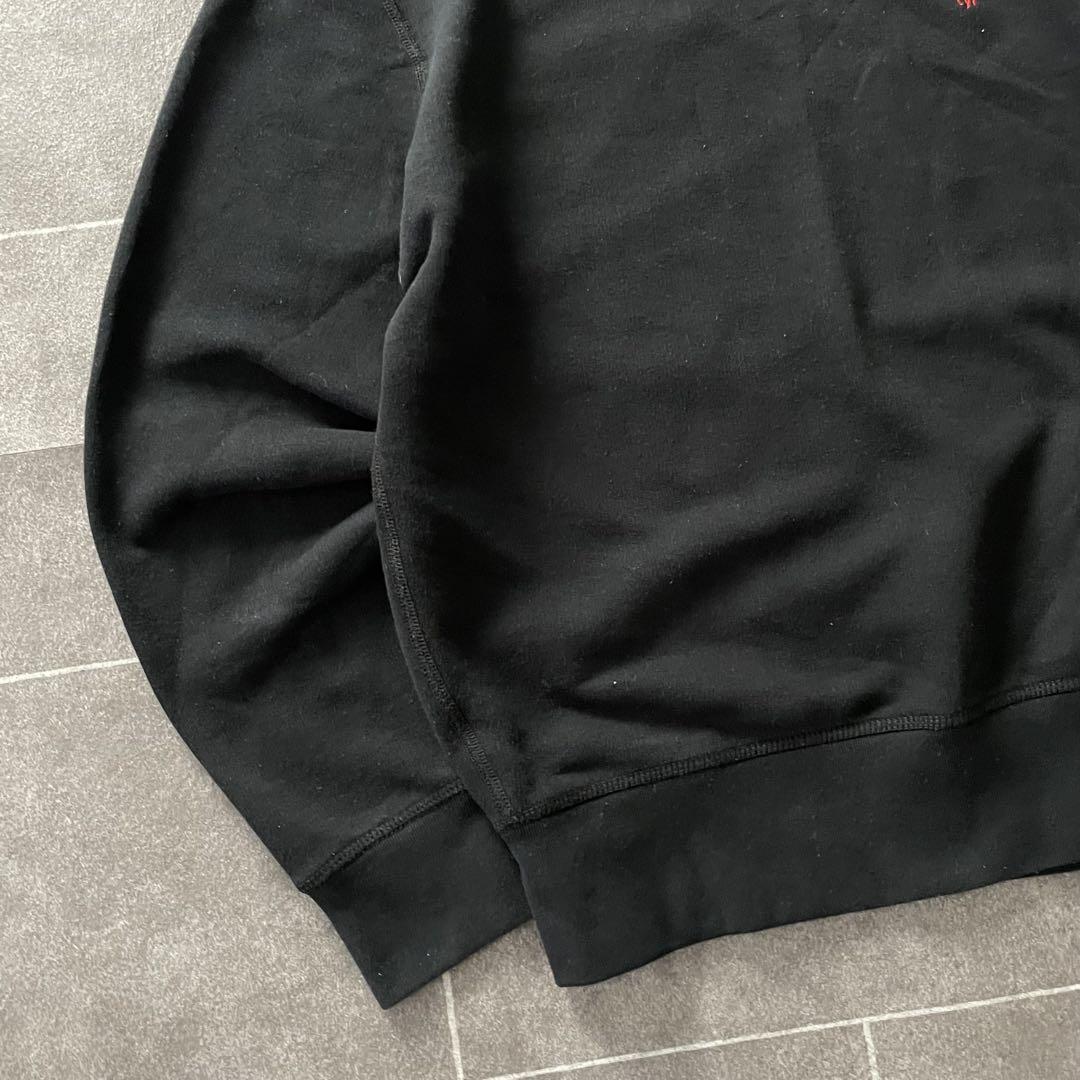 Polo Ralph launre 両面 V 字 スウェット 短丈 ブラック S