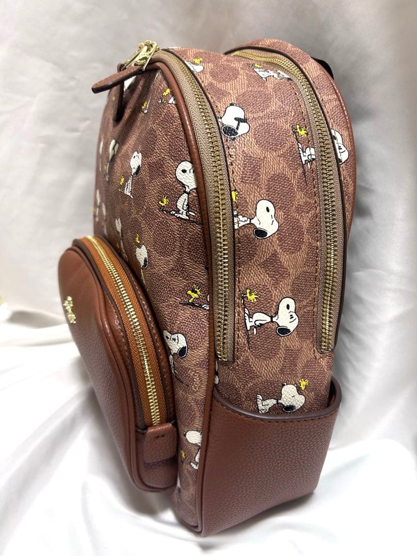 COACH×スヌーピー ブラウンバックパック COACH×スヌーピー ブラウンバックパック