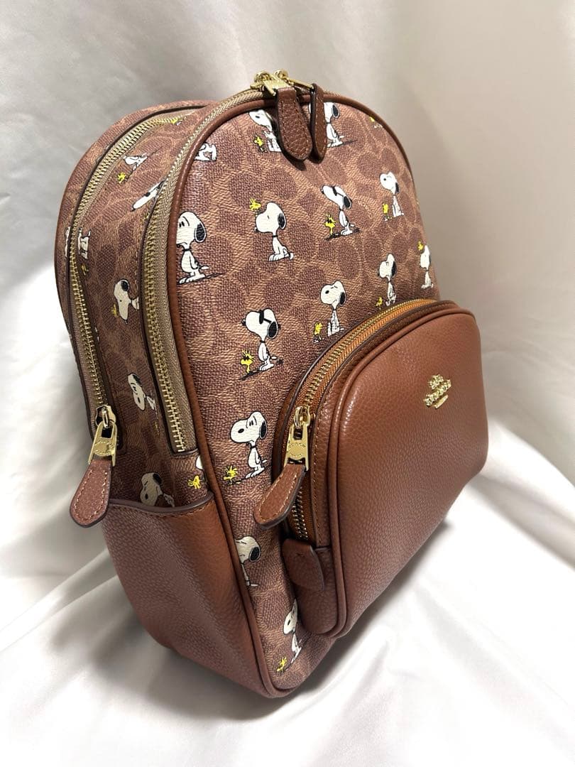 COACH×スヌーピー ブラウンバックパック COACH×スヌーピー ブラウンバックパック