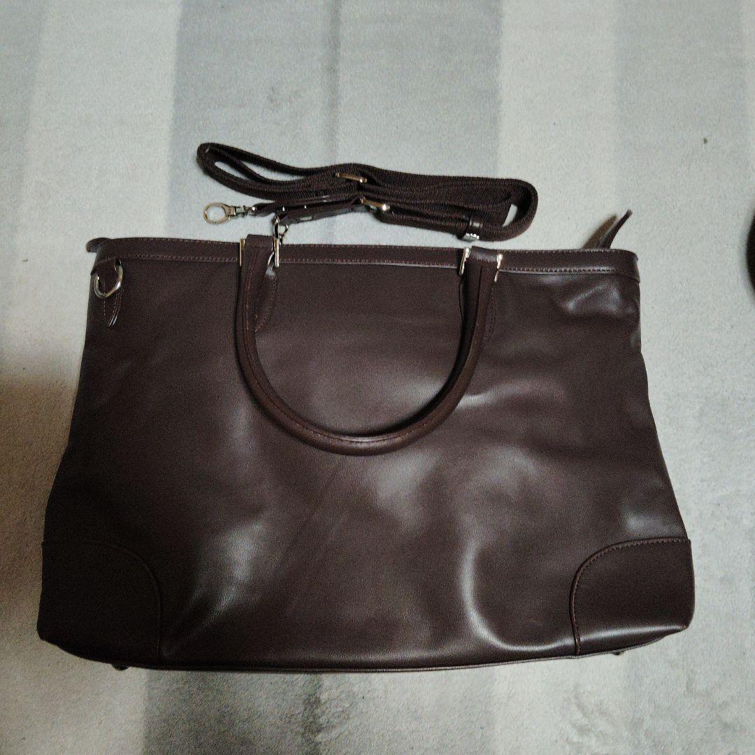 ゴールドメン トートバッグ 羊革やや傷や汚れあり