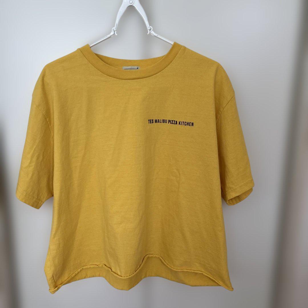 TES マスタードカラー Tシャツ