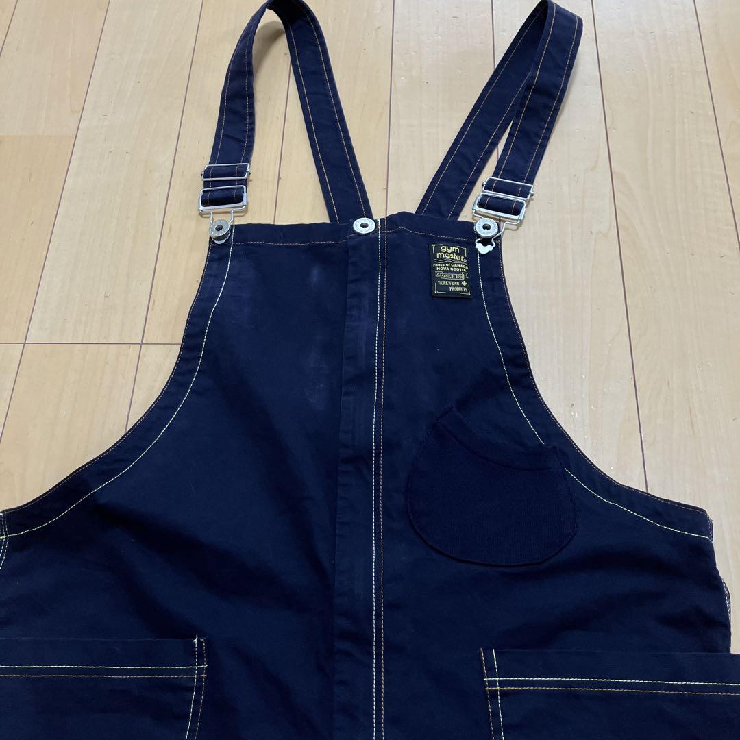 gym master ジムマスター　ストレッチピケオーバーオール　ネイビー　XL