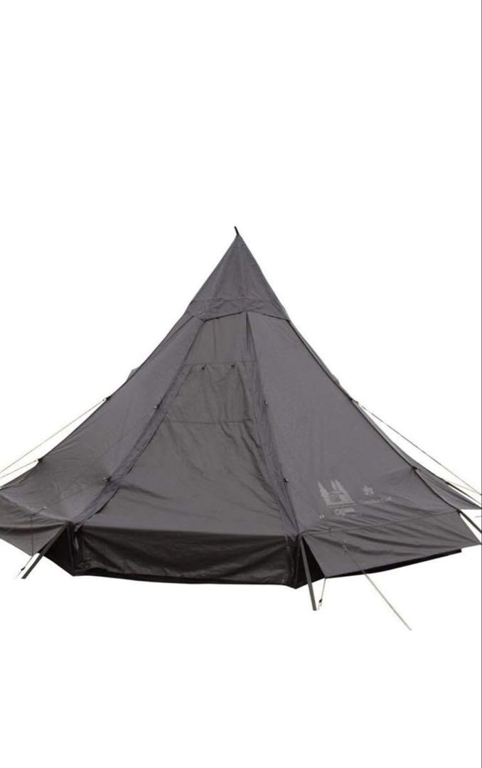 Pilz12 BK ブラック ティピー型テント