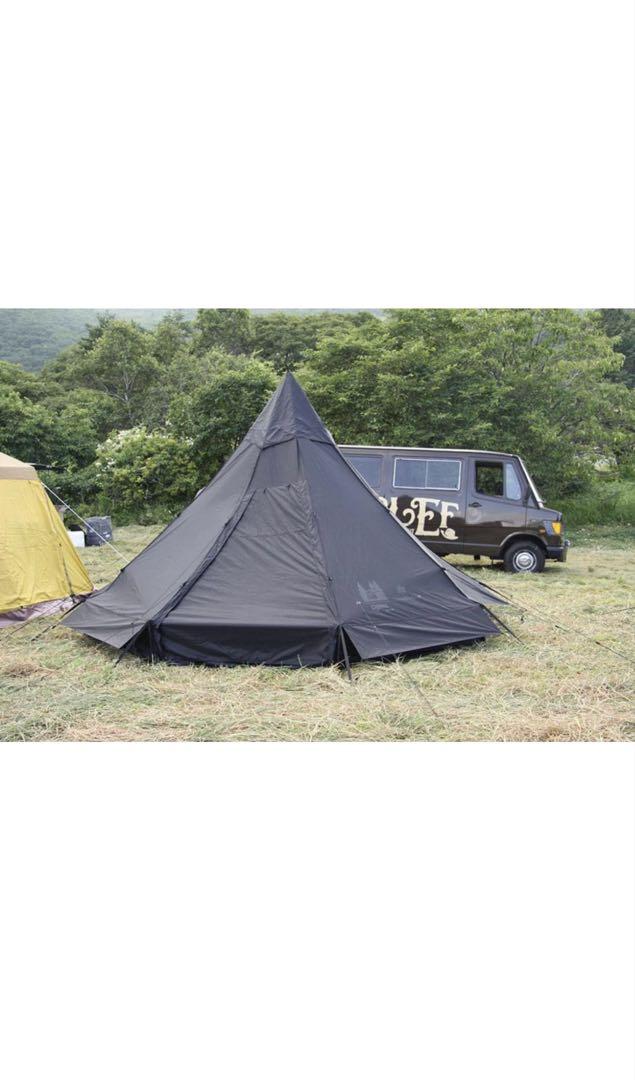 Pilz12 BK ブラック ティピー型テント Pilz12 BK ブラック ティピー型テント