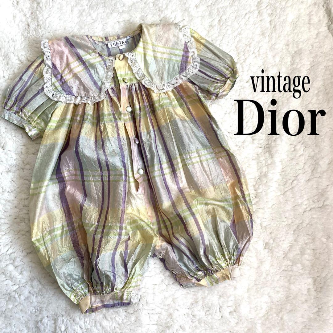 ほぼ新品: baby dior ロンパース DIOR | パジャマ＆ボディスーツ |ベビー・新生児｜ディオール