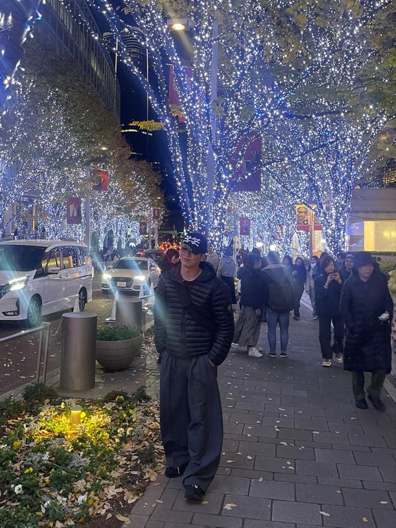 stone island down jacket black M 上杉柊平着用