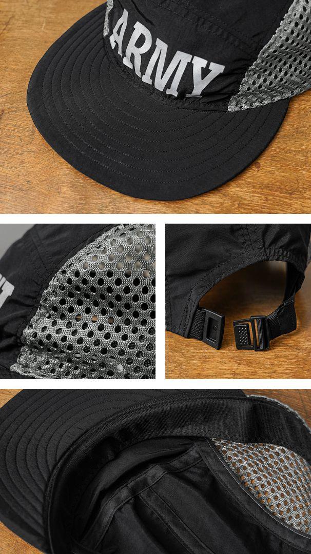 WAIPER.inc ワイパーインク リメイク ARMY ジェットキャップ 黒