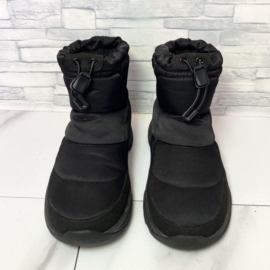 リエママ様 美品 ザノースフェイス ヌプシブーツ ブーティー ナイロン 防水 黒
