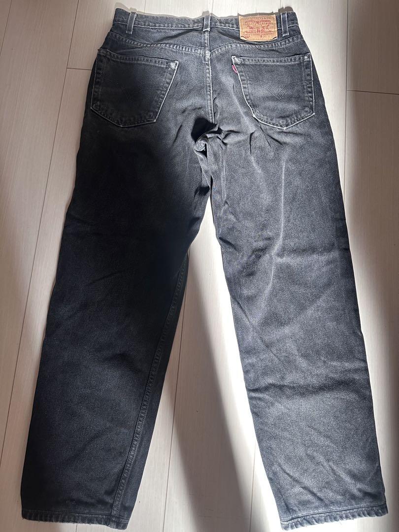 Levi's 550 ブラックデニム W34L32 黒