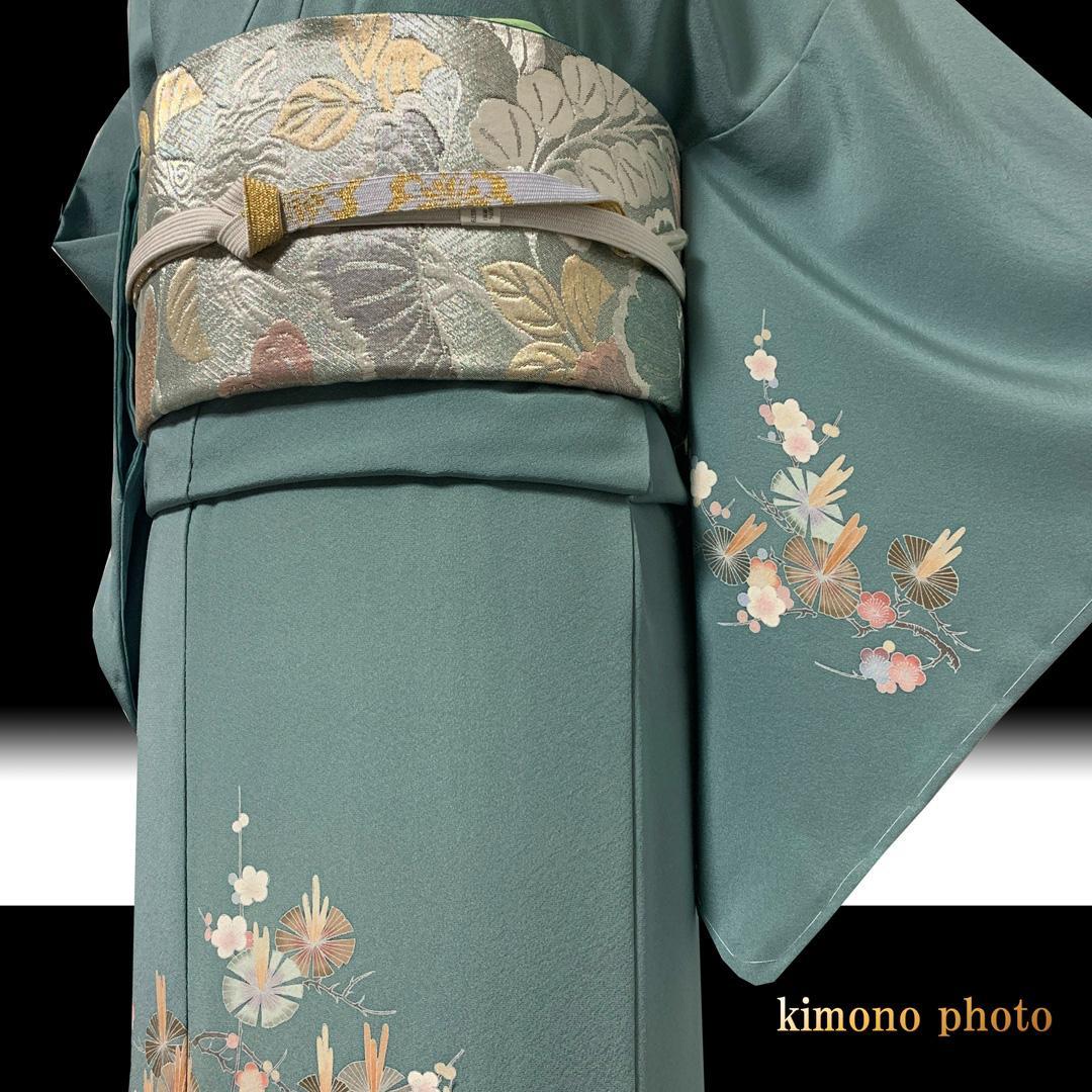 未使用【正絹】トールサイズ【極上逸品】作家物　京加賀友禅　訪問着4点フルセット