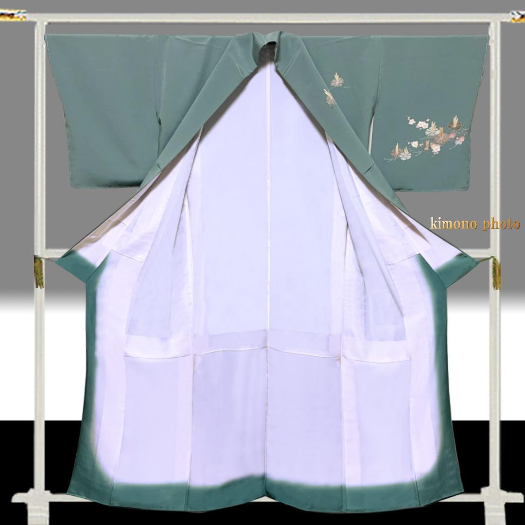 未使用【正絹】トールサイズ【極上逸品】作家物　京加賀友禅　訪問着4点フルセット