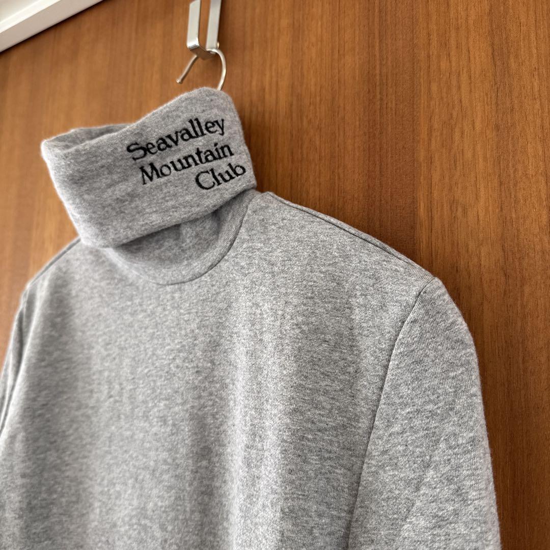 SEAVALLEY MOUNTAIN CLUB タートルネック　ストーン