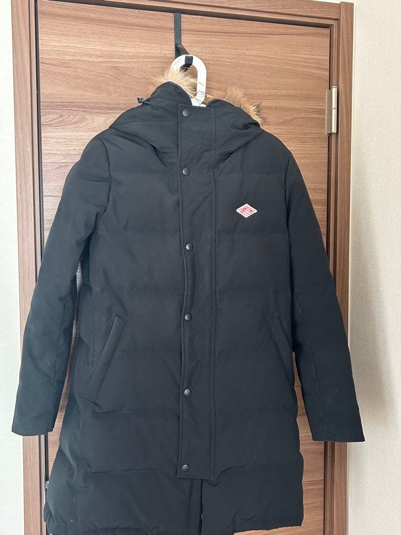 DANTON ロングダウンジャケット ブラック38M・DANTON