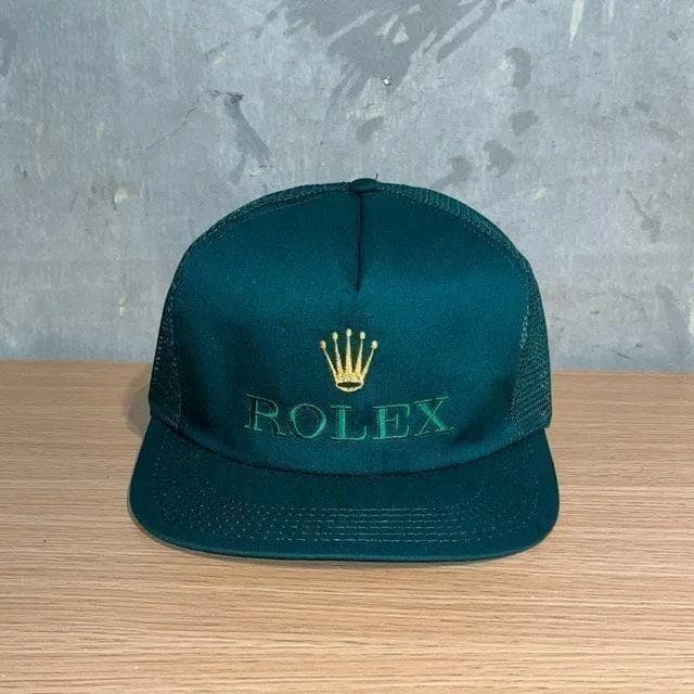 90's 新古品 ROLEX ロレックス キャップ アメリカ製 グリーン